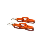 MPR x IMAGINARIUM: Mylar Balloon Chain Short Link Hooks in Velvet Matte Orange