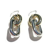 MPR x THE IMAGINARIUM: Bubble Oval Deco Gold+Silver Earrings