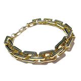 MPR x IMAGINARIUM: Bubble Chain Rectangle Gold Necklace