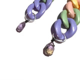 MPR x THE IMAGINARIUM: Curb Chain Pastel Amethyst Earring