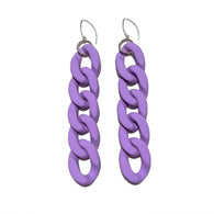 MPR x IMAGINARIUM: Velvet Matte Curb Medium Chain Link Hooks in Lavender