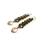 MPR x IMAGINARIUM: Gold+Pearl Curb Chain Earrings