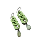 MPR x IMAGINARIUM: Mint Curb Chain + Aquamarine Earrings