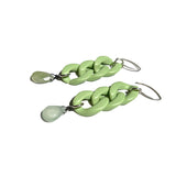 MPR x IMAGINARIUM: Mint Curb Chain + Aquamarine Earrings