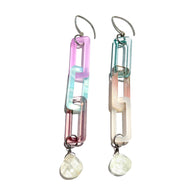 MPR x THE IMAGINARIUM: Ocean Marble + Aquamarine Drop Earrings