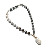 MPR x IMAGINARIUM: Pearl Melange Necklace in Yin Yang with Baroque Pearl Pendant