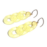 MPR x THE IMAGINARIUM: Small Curb Chain Link Hooks in Smoky Yellow