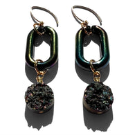 MPR x THE IMAGINARIUM: Iridescent Druzy Drop Earrings