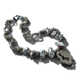 MPR x THE IMAGINARIUM: Silver Pendant Geode Necklace