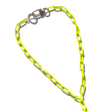MPR x THE IMAGINARIUM: Neon Yellow + Rutilated Quartz Lariat Necklace