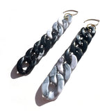 MPR x THE IMAGINARIUM: Velvet Matte Curb Small Chain Link Hooks in Marble