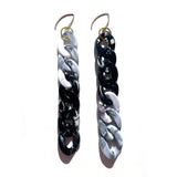 MPR x THE IMAGINARIUM: Velvet Matte Curb Small Chain Link Hooks in Marble
