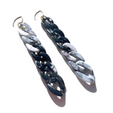 MPR x THE IMAGINARIUM: Velvet Matte Curb Small Chain Link Hooks in Marble