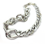 MPR x THE IMAGINARIUM: Mashup Mylar Balloon Chain Link Necklace #1 in Silver