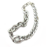 MPR x THE IMAGINARIUM: Mashup Mylar Balloon Chain Link Necklace #1 in Silver