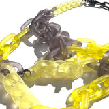 MPR x THE IMAGINARIUM: Mashup Mylar Balloon Chain Link Necklace #_Yellow+Smoke