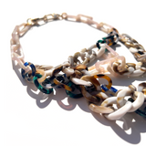 MPR x THE IMAGINARIUM: Mashup Mylar Balloon Chain Link Necklace #6 in Tortoise