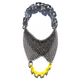 MPR x THE IMAGINARIUM: Mashup Mylar Balloon Chain Link XL Necklace #7 in Touch of Yellow