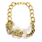 MPR x THE IMAGINARIUM: Medium Shape Play Necklace in Opaque+Shiny Gold