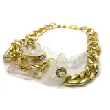 MPR x THE IMAGINARIUM: Medium Shape Play Necklace in Opaque+Shiny Gold