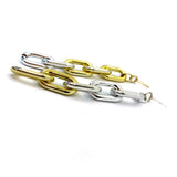 MPR x THE IMAGINARIUM: Mylar Balloon Chain Medium Link Hooks in Asymmetrical Two-Tone