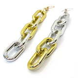 MPR x THE IMAGINARIUM: Mylar Balloon Chain Medium Link Hooks in Asymmetrical Two-Tone