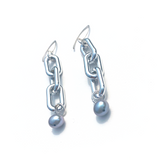 MPR x THE IMAGINARIUM: Mylar Balloon Pearl Chain Link Hooks in Silver