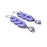 MPR x IMAGINARIUM: Curb Chain Lavender and Amethyst Earrings