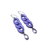 MPR x IMAGINARIUM: Curb Chain Lavender and Amethyst Earrings
