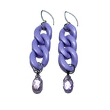 MPR x IMAGINARIUM: Curb Chain Lavender and Amethyst Earrings