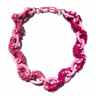 MPR x THE IMAGINARIUM: Pepto Pink Chain Links Necklace