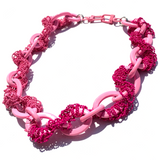 MPR x THE IMAGINARIUM: Pepto Pink Chain Links Necklace