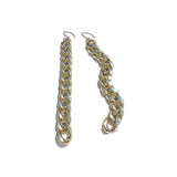 MPR x THE IMAGINARIUM: Balloon Curb Small Chain Link XL Long Hooks in Gold