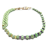 MPR x IMAGINARIUM: Green Pearl + Mint Green Acrylic Chain Necklace