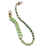 MPR x IMAGINARIUM: Green Pearl + Mint Green Acrylic Chain Necklace