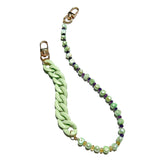 MPR x IMAGINARIUM: Green Pearl + Mint Green Acrylic Chain Necklace