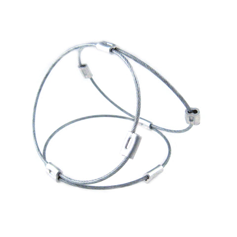 MPR Maxi Cable Collection: Maxi Pyramid Cuff in Steel