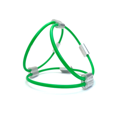 MPR Maxi Cable Collection: XL Maxi Pyramid Cuff in Green