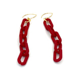 MPR x THE IMAGINARIUM: Red Small Chain Links with Gold Hooks