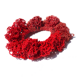 MPR x THE IMAGINARIUM: Red Colorblock Chain Scrunchy Bracelet