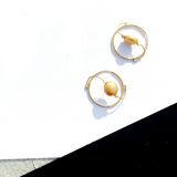 Golden Pearl Button Set