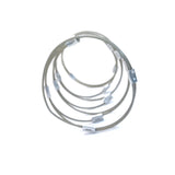 MPR Maxi Cable Collection: Slinky Cuff in Steel