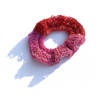 MPR x THE IMAGINARIUM: Sparkle Red+Pink Chain Scrunchy Bracelet