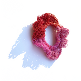 MPR x THE IMAGINARIUM: Sparkle Red+Pink Chain Scrunchy Bracelet