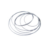 MPR Maxi Cable Collection: Swirl Necklace in Steel