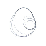 MPR Maxi Cable Collection: Swirl Necklace in Steel