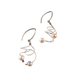 Swirly Curl Hook Earrings