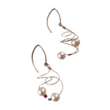 Swirly Curl Hook Earrings