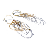 MPR x Golden Glow Earrings: Teardrop Drip Hoops