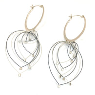 Teardrop Drip Hoops